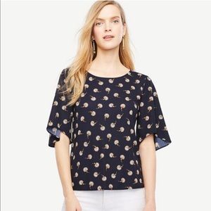 Fan Flutter Sleeve Top